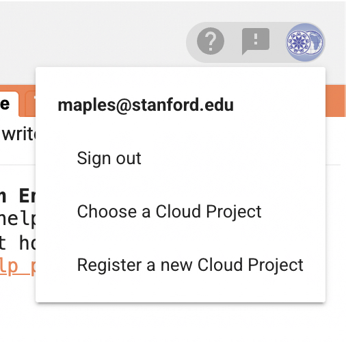 Step 1 - Register new Cloud Project