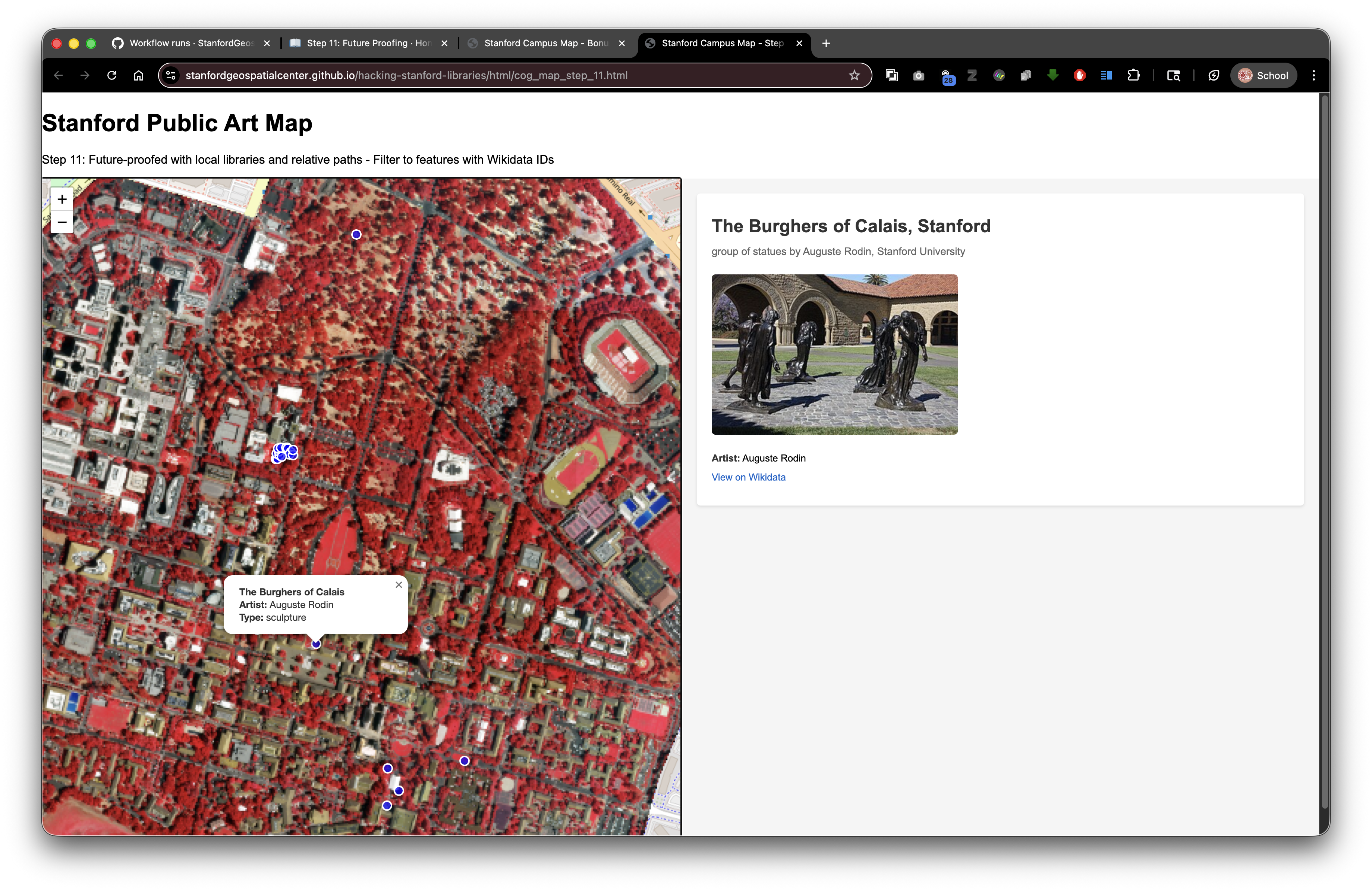 Step 11: Future-proofed application using local libraries and relative paths for long-term preservation